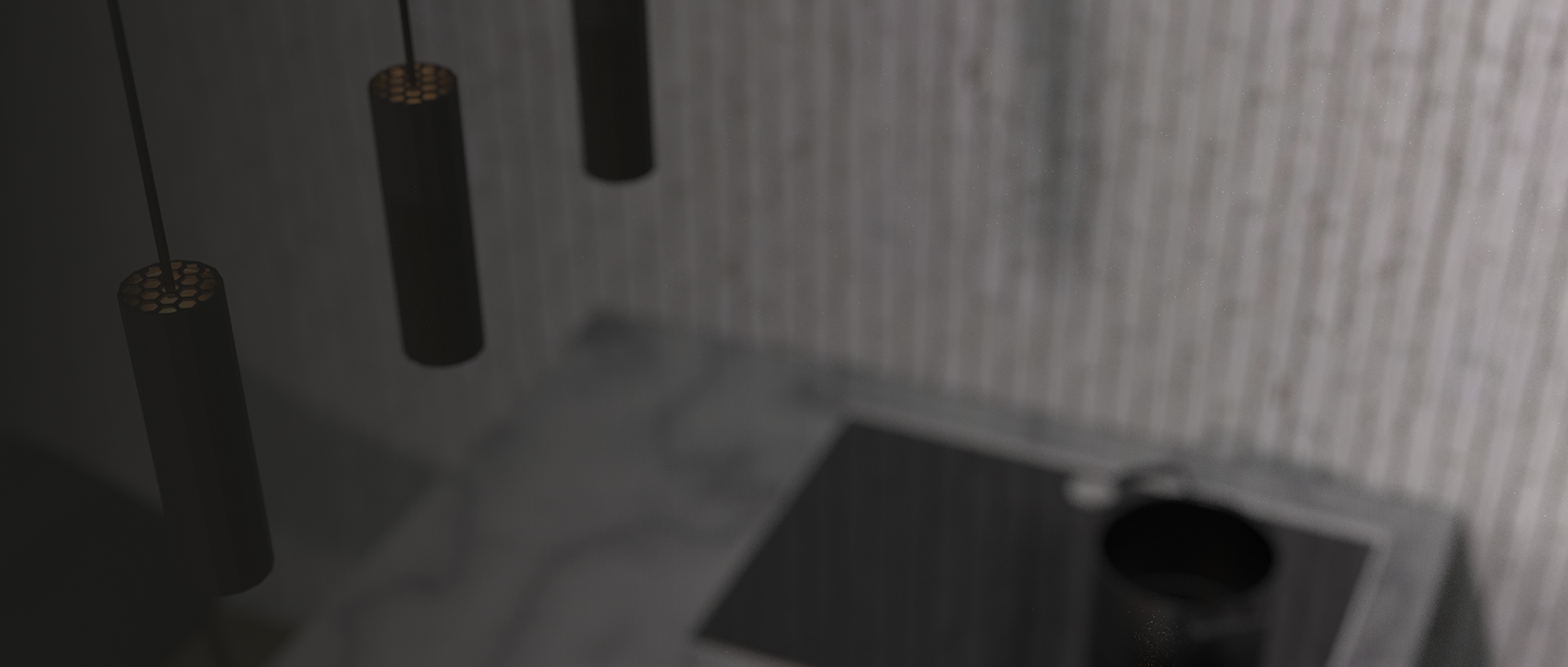 Iluminación en restaurante